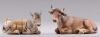 Picture of Ox lying Immanuel Nativity 55 cm (21,7 inch) large middle eastern wood & fabric
