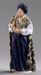 Imagen de Gaspar Rey Mago Blanco cm 40 (15,7 inch) Pesebre vestido Hannah Orient estatua en madera Val Gardena con trajes de tela