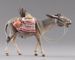 Picture of Donkey with saddlebags and wood cm 14 (5,5 inch) Hannah Orient dressed Nativity Scene in Val Gardena wood