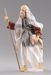 Imagen de Pastor con cordero cm 14 (5,5 inch) Pesebre vestido Hannah Orient estatua en madera Val Gardena con trajes de tela
