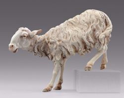 Picture of Sheep (for step) cm 14 (5,5 inch) Hannah Orient dressed Nativity Scene in Val Gardena wood