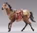 Picture of Horse with saddle cm 14 (5,5 inch) Immanuel dressed Nativity Scene oriental style Val Gardena wood statue