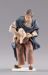 Immagine di Bambino con agnello cm 20 (7,9 inch) Presepe vestito Hannah Alpin statua in legno Val Gardena abiti in tessuto