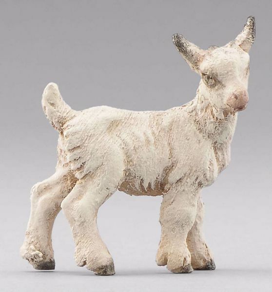 Immagine di Capretto in piedi Presepe Hannah Alpin 20 cm tirolese legno e stoffa