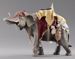Picture of Elephant with saddle cm 20 (7,9 inch) Hannah Alpin dressed Nativity Scene in Val Gardena wood