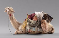 Imagen de Camello acostado cm 20 (7,9 inch) Pesebre vestido Hannah Orient en madera Val Gardena