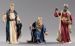 Picture of Melchior Saracen Wise King kneeling cm 20 (7,9 inch) Hannah Orient dressed nativity scene Val Gardena wood statue with fabric dresses 