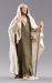 Picture of Shepherd with stick cm 30 (11,8 inch) Hannah Orient dressed nativity scene Val Gardena wood statue with fabric dresses 