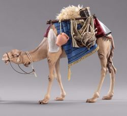 Imagen de Camello con silla cm 30 (11,8 inch) Pesebre vestido Hannah Alpin en madera Val Gardena