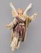 Immagine di Angelo Gloria da appendere cm 20 (7,9 inch) Presepe vestito Immanuel stile orientale statua in legno Val Gardena abiti in stoffa