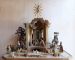 Picture of Sheep with wool eating cm 14 (5,5 inch) Immanuel dressed Nativity Scene oriental style Val Gardena wood statue