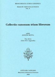 Immagine di Collectio canonum trium librorum. Pars altera (Liber III et Appendix) Joseph Motta