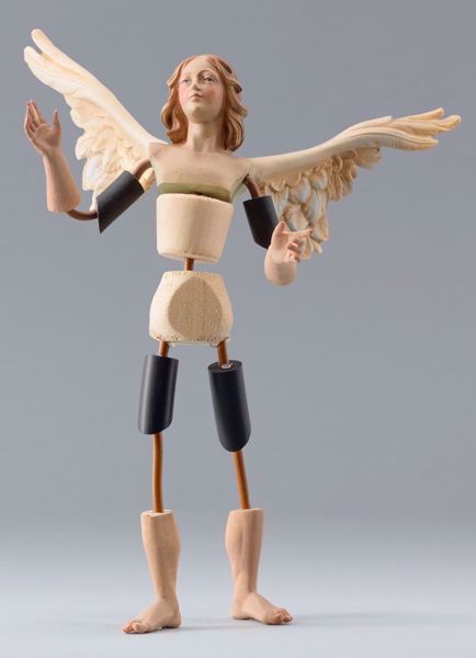 Picture of Angel Code08 cm 10 (3,9 inch) DIY undressed Homobonus Nativity in wood and copper