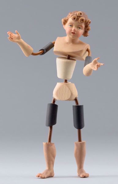 Picture of Mannequin Cod.07 DIY Homobonus Nativity figure 10 cm (3,9 inch) wood & copper