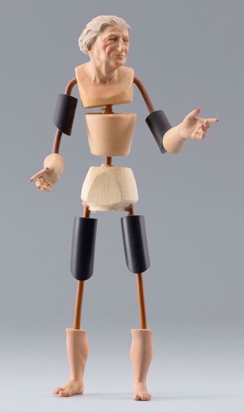 Picture of Mannequin Cod.09 DIY Homobonus Nativity figure 10 cm (3,9 inch) wood & copper