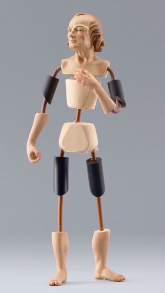Picture of Mannequin Cod.12 DIY Homobonus Nativity figure 10 cm (3,9 inch) wood & copper