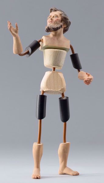 Picture of Mannequin Cod.14 DIY Homobonus Nativity figure 10 cm (3,9 inch) wood & copper