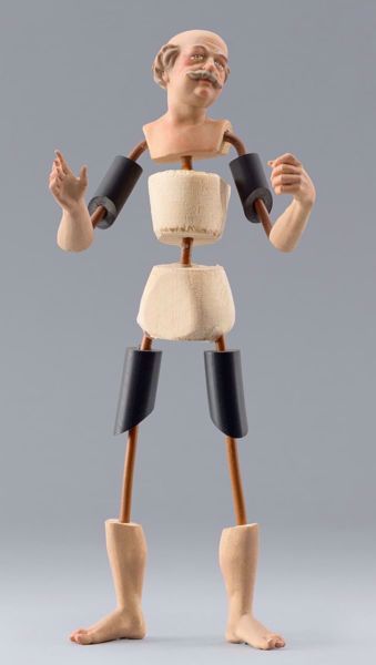 Picture of Mannequin Cod.16 DIY Homobonus Nativity figure 10 cm (3,9 inch) wood & copper