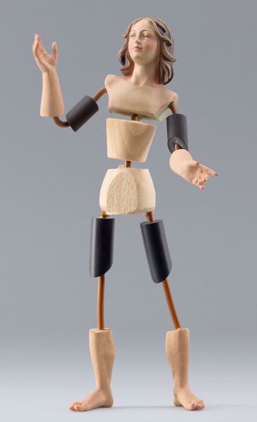 Picture of Mannequin Cod.08 DIY Homobonus Nativity figure 40 cm (15,7 inch) wood & copper
