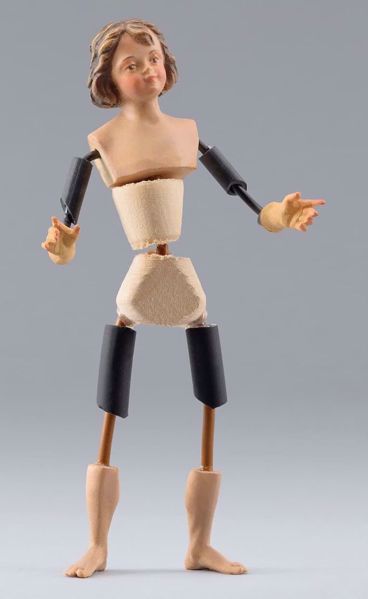 Picture of Mannequin Cod.28 DIY Homobonus Nativity figure 40 cm (15,7 inch) wood & copper