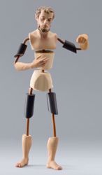 Picture of Figure Code32 cm 40 (15,7 inch) DIY undressed Homobonus Nativity in wood and copper