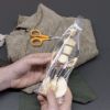 Immagine di Angelo Cod.08 Presepe fai da te Omobono 30 cm legno e rame