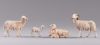 Immagine di Agnello Presepe fai da te Omobono 12 cm legno