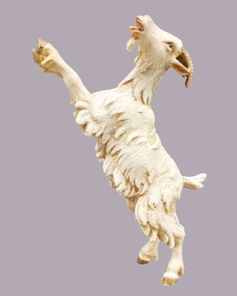 Immagine di Capra che si arrampica Presepe fai da te Omobono 12 cm legno