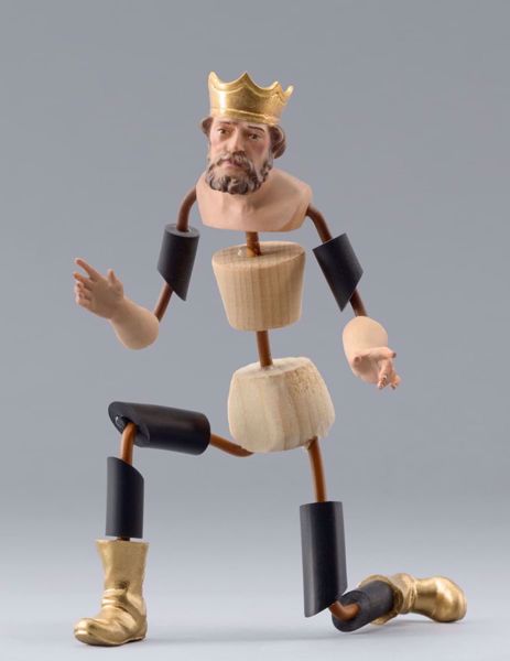 Picture of Mannequin Cod.04 DIY Homobonus Nativity figure 12 cm (4,7 inch) wood & copper