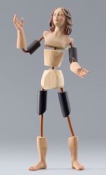 Picture of Figure Code08 cm 12 (4,7 inch) DIY undressed Homobonus Nativity in wood and copper