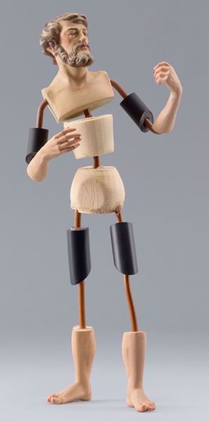 Picture of Mannequin Cod.17 DIY Homobonus Nativity figure 12 cm (4,7 inch) wood & copper