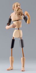 Immagine di Manichino Cod.18 cm 12 (4,7 inch) Presepe da vestire Omobono in legno e rame