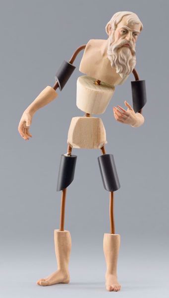 Immagine di Manichino Cod.18W statuina Presepe fai da te Omobono 12 cm legno e rame