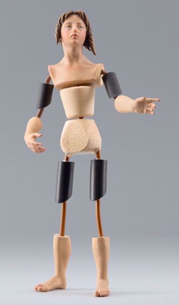 Picture of Mannequin Cod.25 DIY Homobonus Nativity figure 12 cm (4,7 inch) wood & copper
