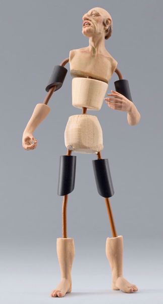 Picture of Mannequin Cod.29 DIY Homobonus Nativity figure 12 cm (4,7 inch) wood & copper