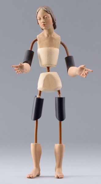 Picture of Mannequin Cod.46 DIY Homobonus Nativity figure 12 cm (4,7 inch) wood & copper