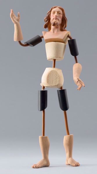 Picture of Mannequin Cod.27 DIY Homobonus Nativity figure 20 cm (7,9 inch) wood & copper
