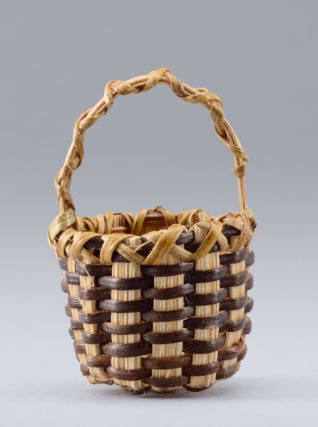 Immagine di Cesta Presepe fai da te Omobono 14 cm legno