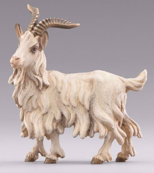 Immagine di Caprone Presepe fai da te Omobono 14 cm legno