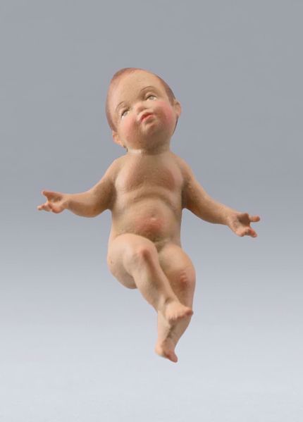 Immagine di Gesù Bambino Cod.41 Presepe fai da te Omobono 14 cm legno