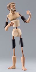 Picture of Figure Code17 cm 14 (5,5 inch) DIY undressed Homobonus Nativity in wood and copper