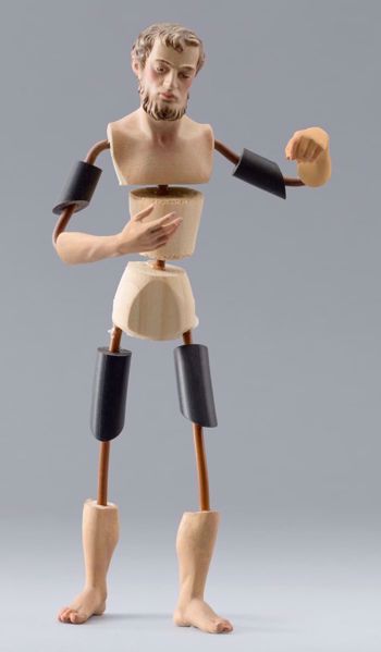 Picture of Mannequin Cod.32 DIY Homobonus Nativity figure 14 cm (5,5 inch) wood & copper