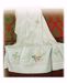 Immagine di SU MISURA Camicione liturgico collo chiuso ricamo con filato colorato Croce Calice Spighe e Uva misto cotone bianco