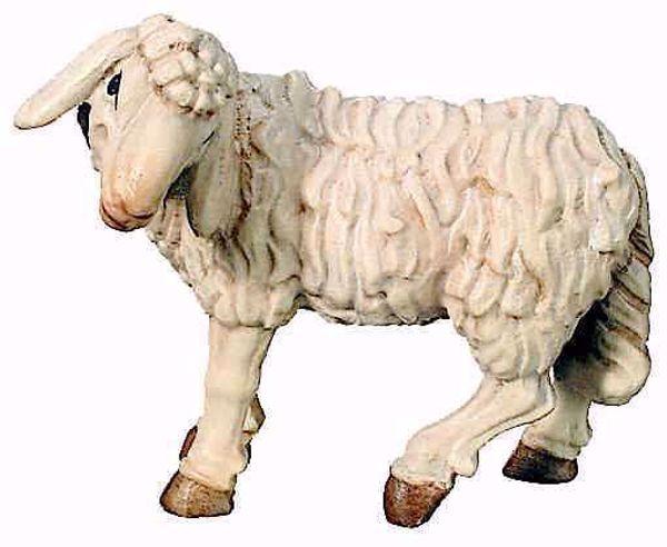 Picture of Standing Sheep Matteo Nativity 6 cm (2,4 inch) middle eastern oil painted wood