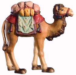 Imagen de Camello cm 8 (3,1 inch) Belén Matteo estilo oriental colores al óleo en madera Val Gardena