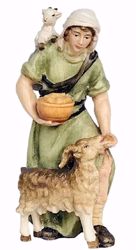 Picture of Shepherd cm 8 (3,1 inch) Matteo Nativity Scene Oriental style oil colours Val Gardena wood