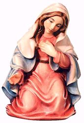 Picture of Mary cm 28 (11,0 inch) Matteo Nativity Scene Oriental style oil colours Val Gardena wood