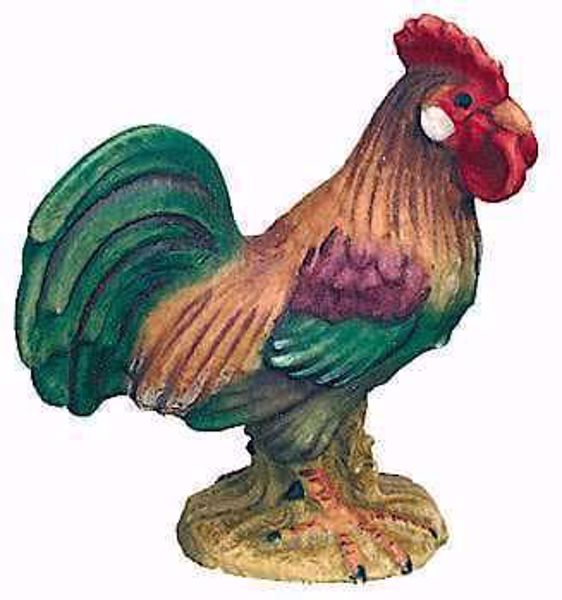 Picture of Cock Matteo Nativity 10 cm (3,9 inch) middle eastern oil painted wood