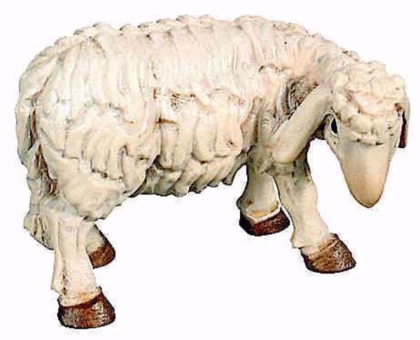 Picture of Sheep Eating Matteo Nativity 12 cm (4,7 inch) middle eastern oil painted wood