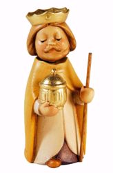 Picture of Caspar White Wise King cm 10 (3,9 inch) Aurora Baby Nativity Scene oil colours Val Gardena wood with magnet 